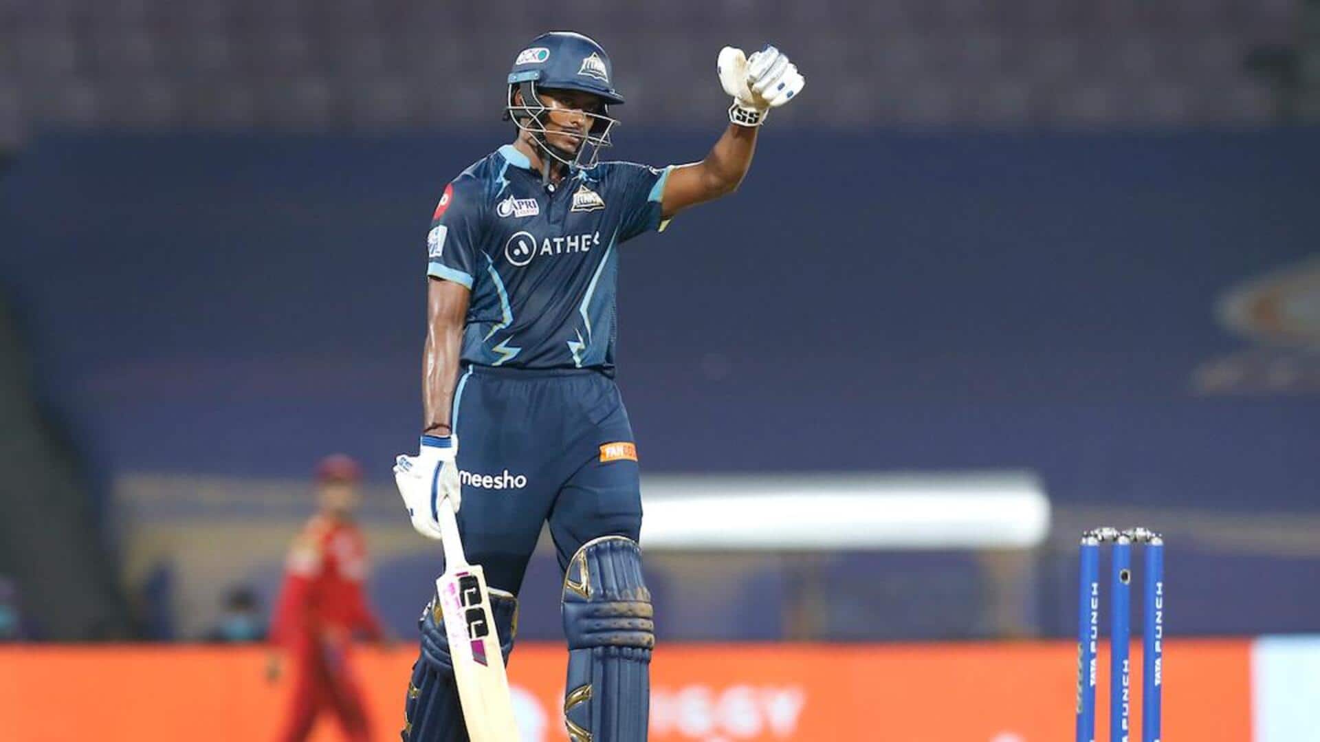 Sai Sudharsan features in his 50th IPL match: Key stats
