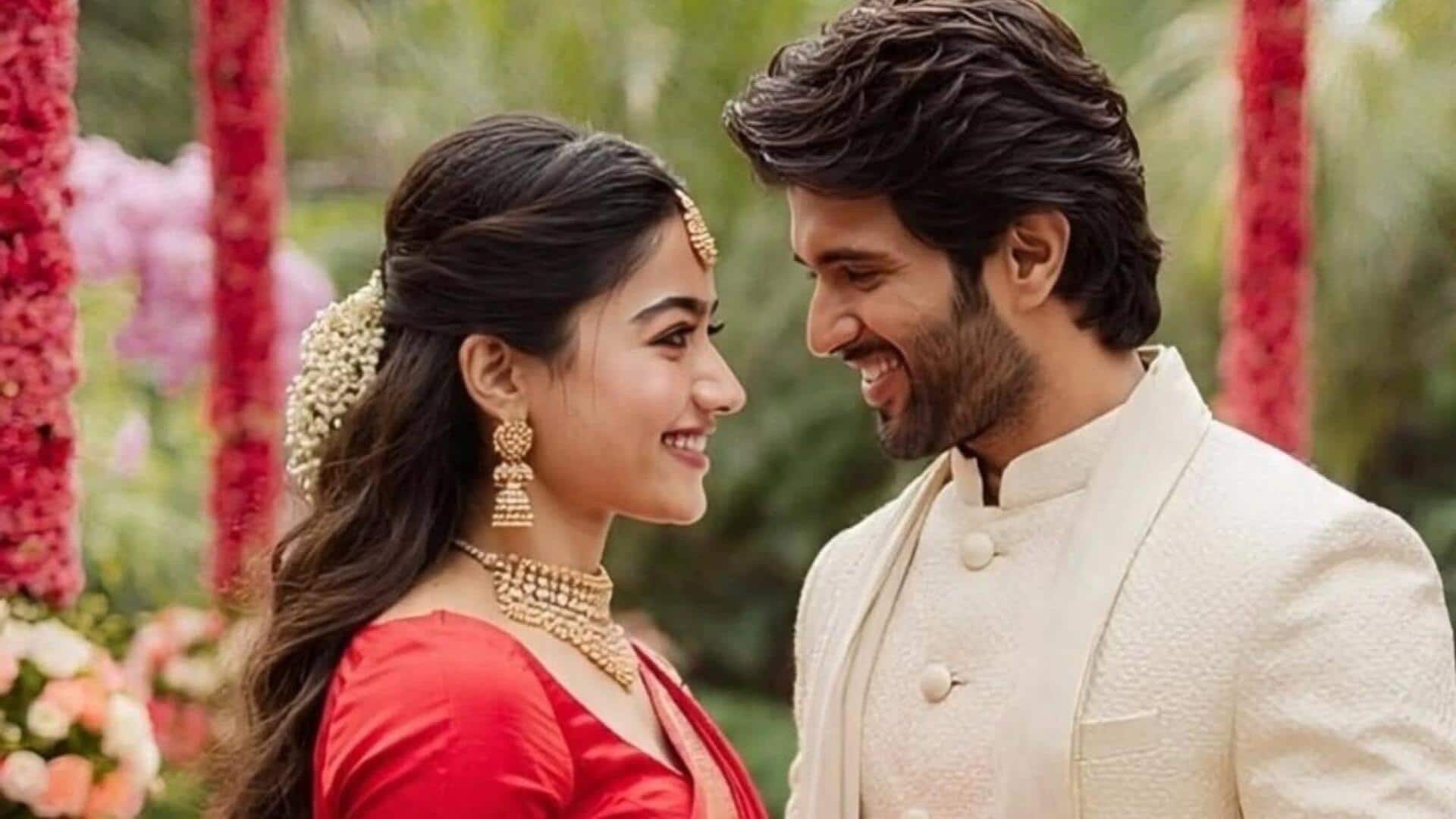 Vijay-Rashmika's 'sangeet': Groomsmen perform on 'Rowdy,' bride receives heirloom bangles