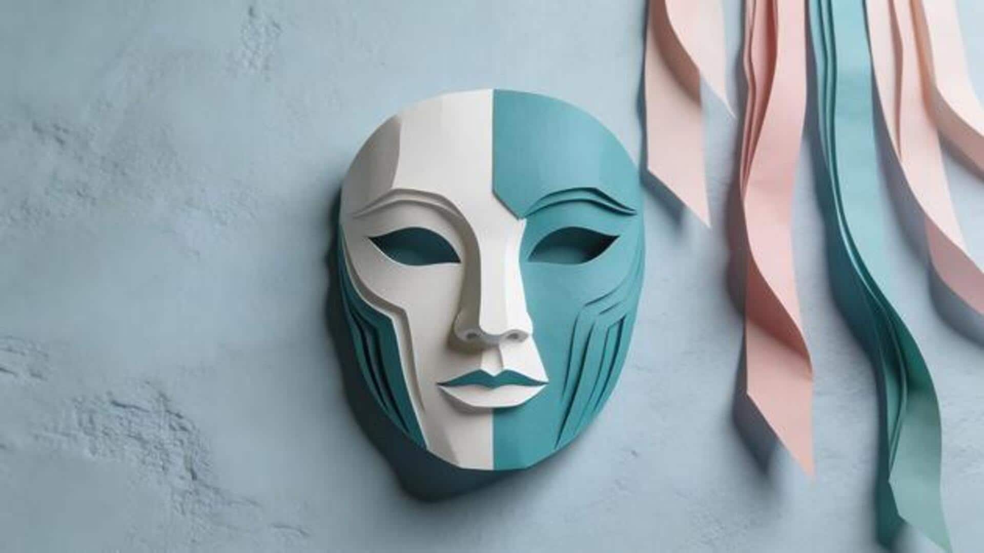How to make masks using papier-mache