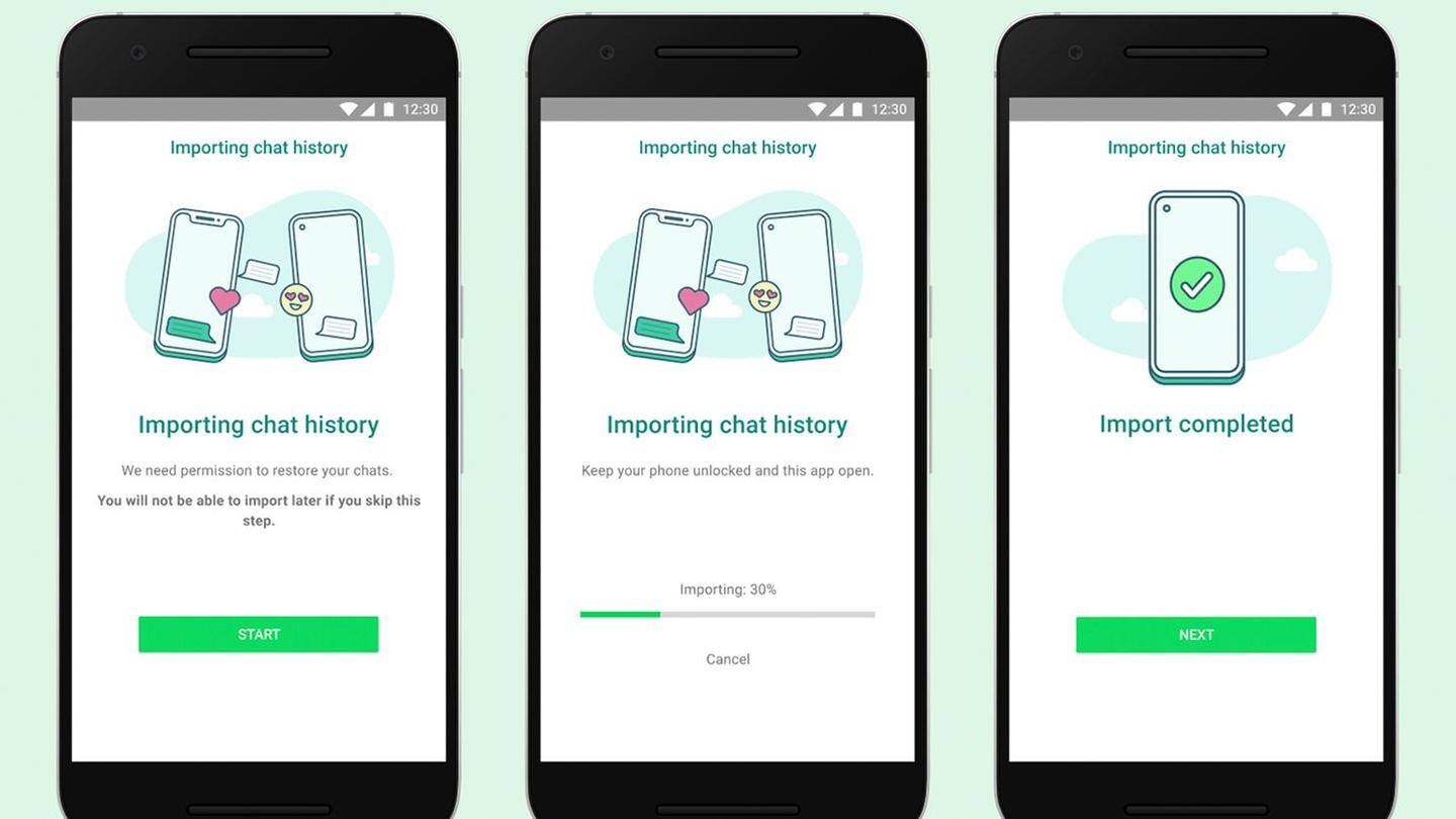 iOS, Android device would need interfacing cable for account migration iOS, Android device would need interfacing cable for account migration