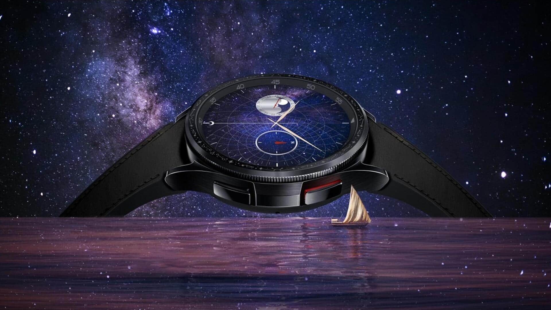 This limited-run Samsung Watch6 Classic is for astronomy lovers 