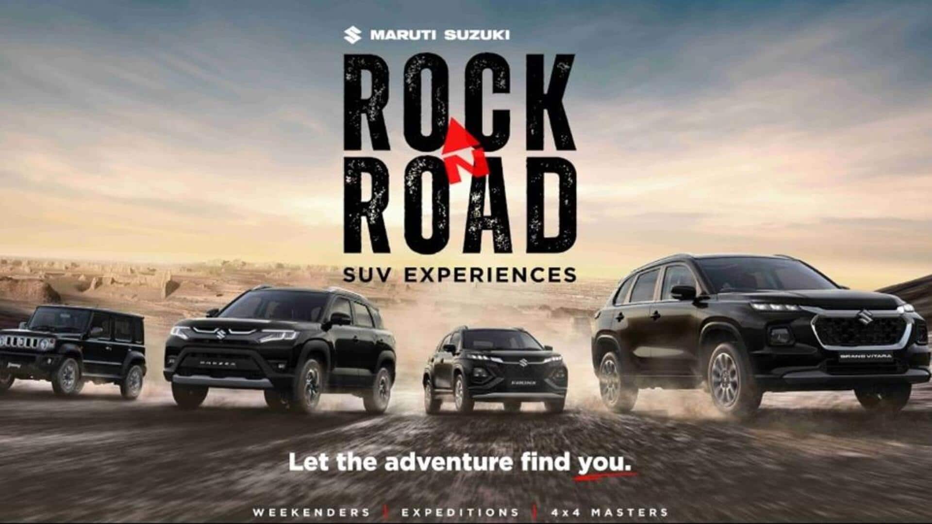Maruti Suzuki's 'Rock N Road SUV Experiences' program explained