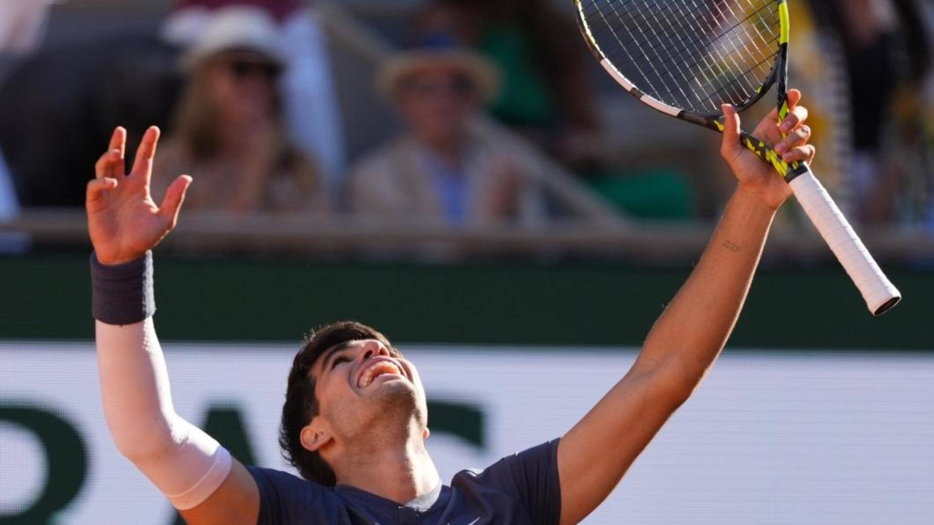 Carlos Alcaraz reaches 2024 French Open final: Key stats