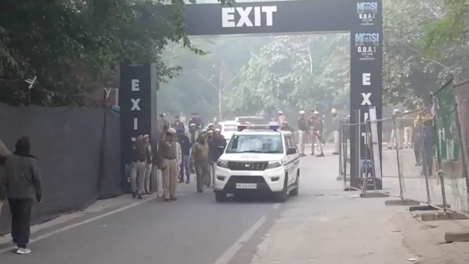 Messi's Delhi visit today: Traffic diversions, parking restrictions in place