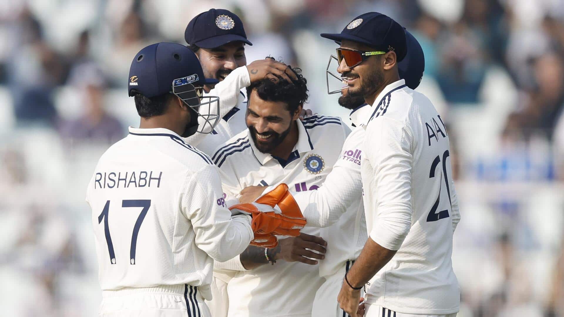 Kolkata Test: Jadeja's spell puts India on cusp of win