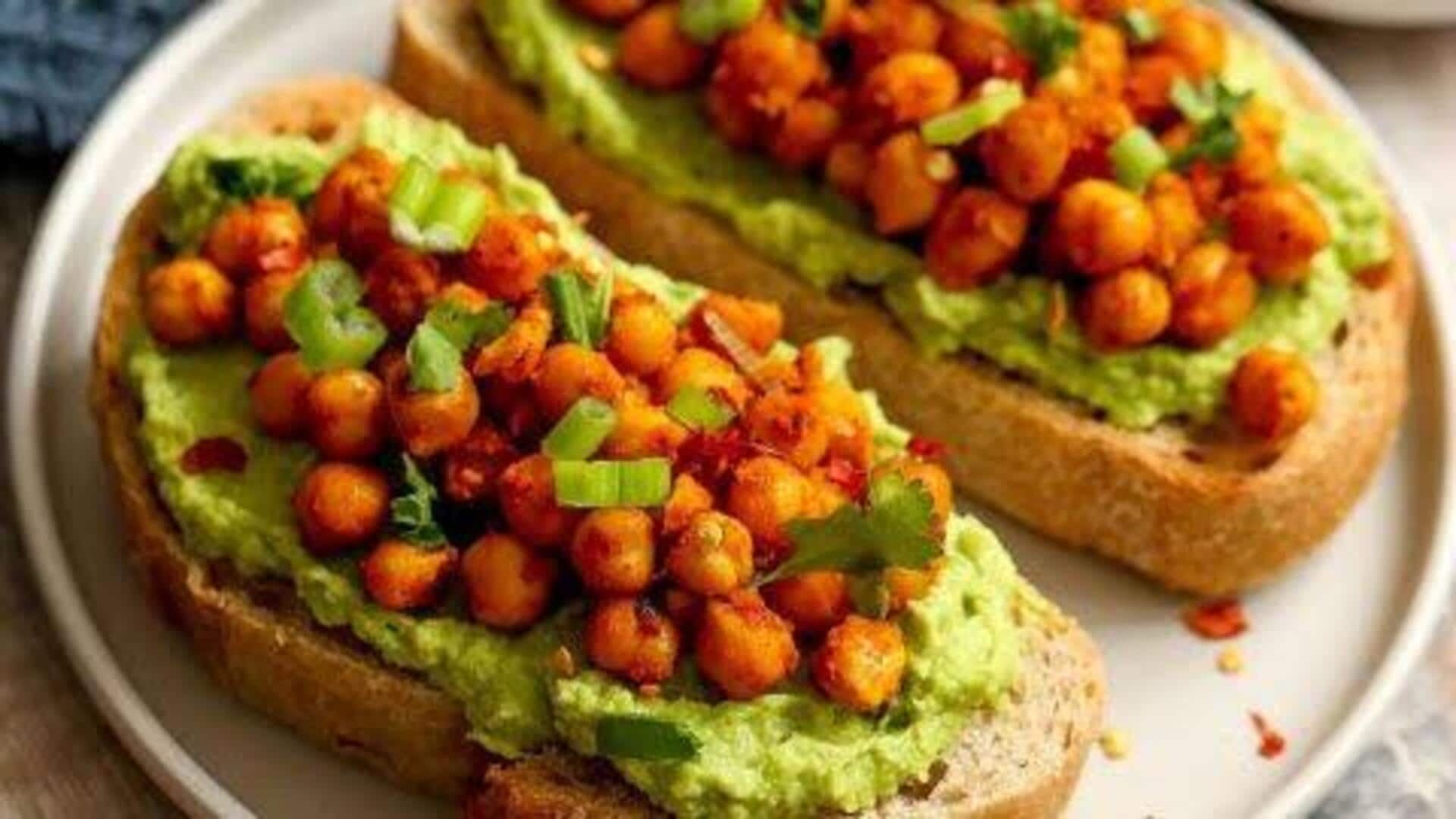 Quick fix: Spiced chickpea and avocado mash