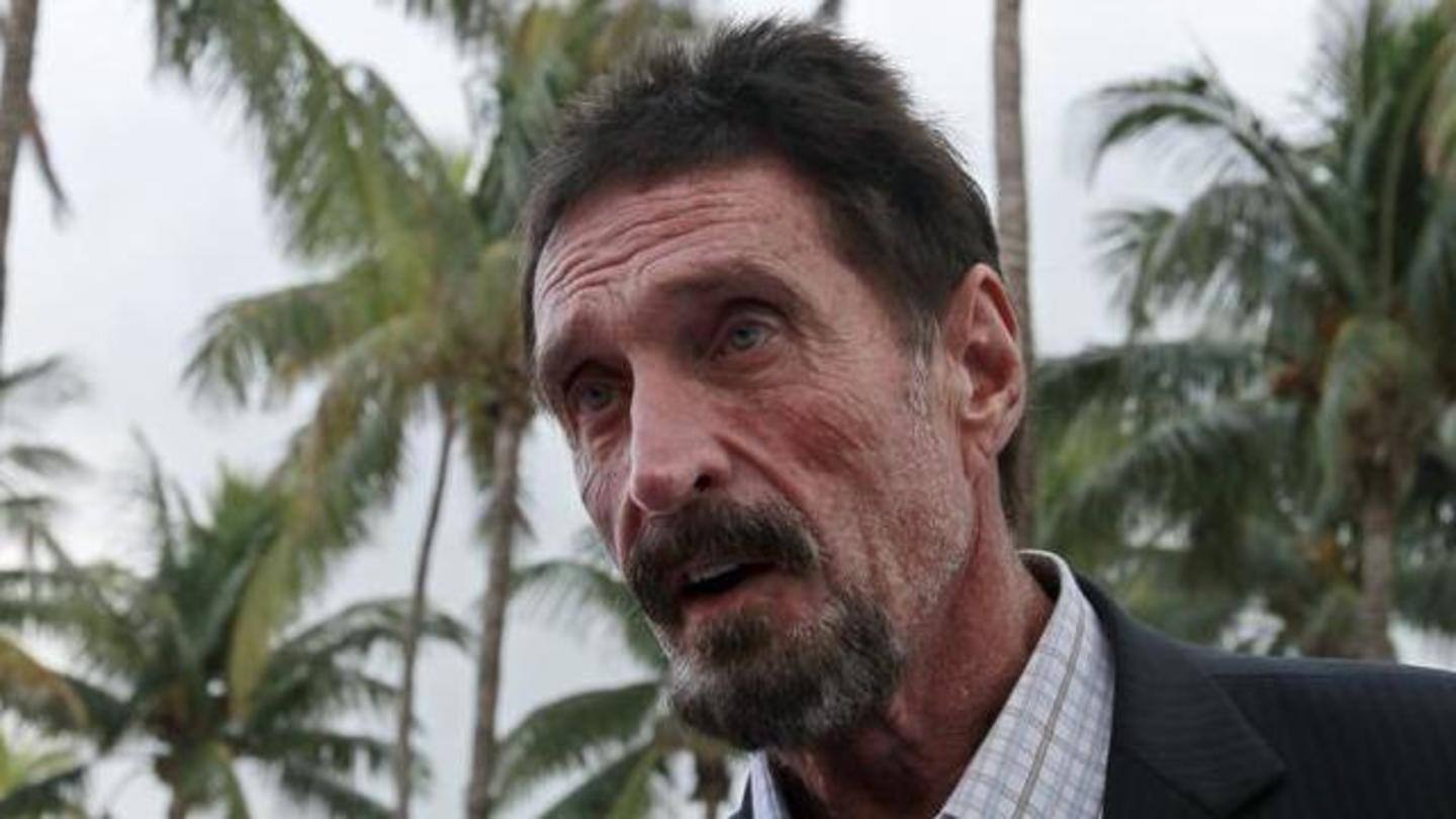 US authorities believed McAfee had 'hidden crypto' US authorities believed McAfee had 'hidden crypto'