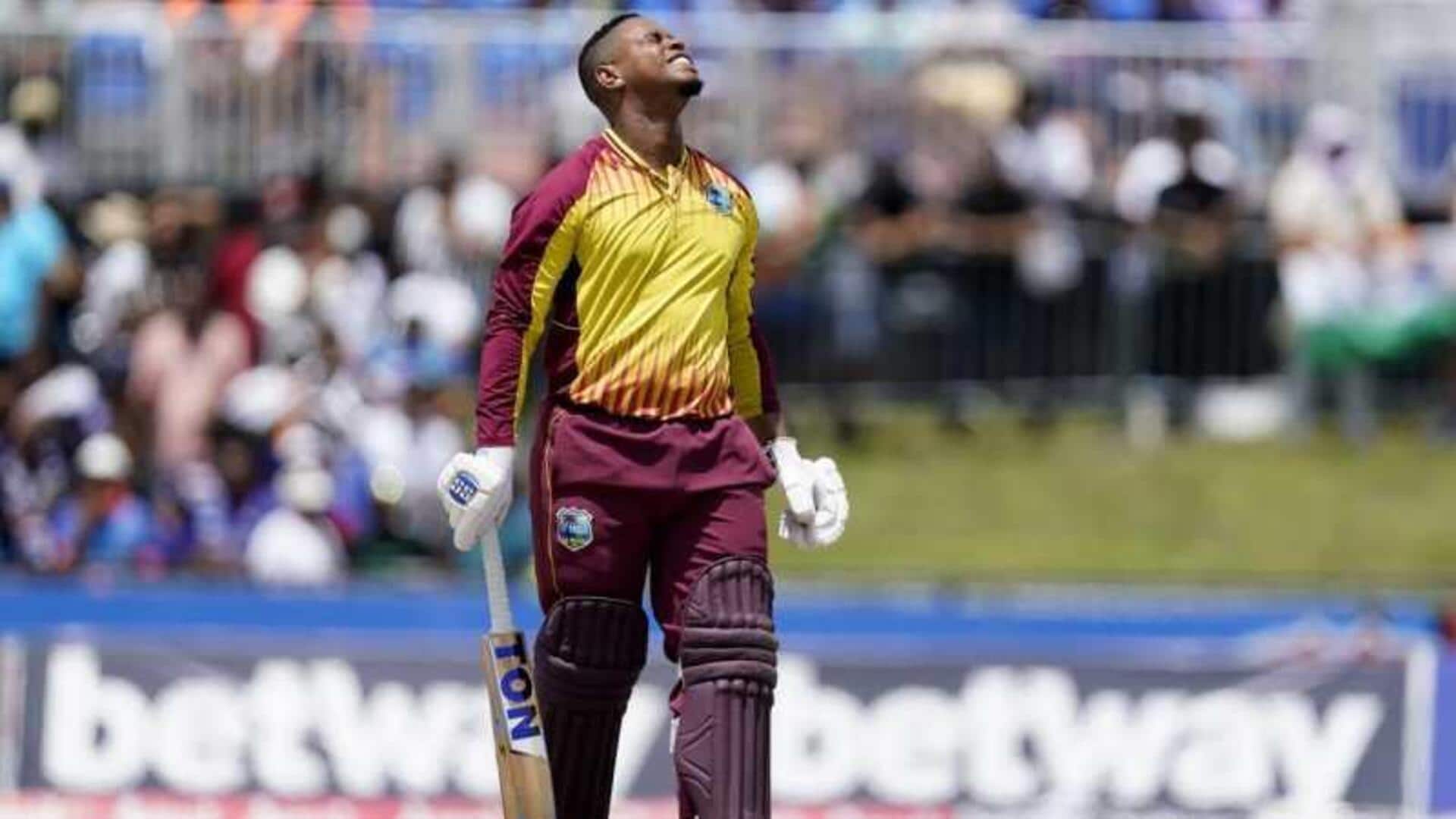 Shimron Hetmyer smokes his sixth half-century in T20Is: Stats Shimron Hetmyer smokes his sixth half-century in T20Is: Stats