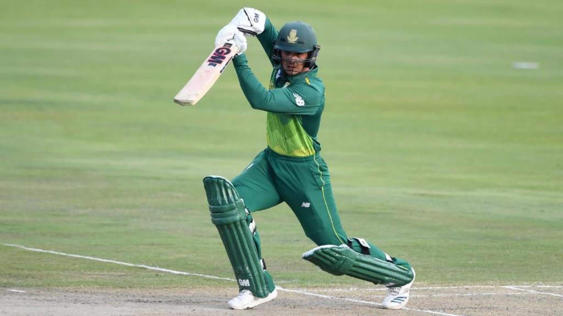 Quinton de Kock equals MS Dhoni's record in ODIs: Details
