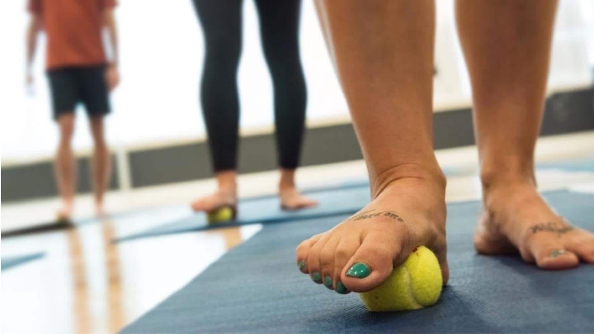 Improve your balance with rolling toe exercises