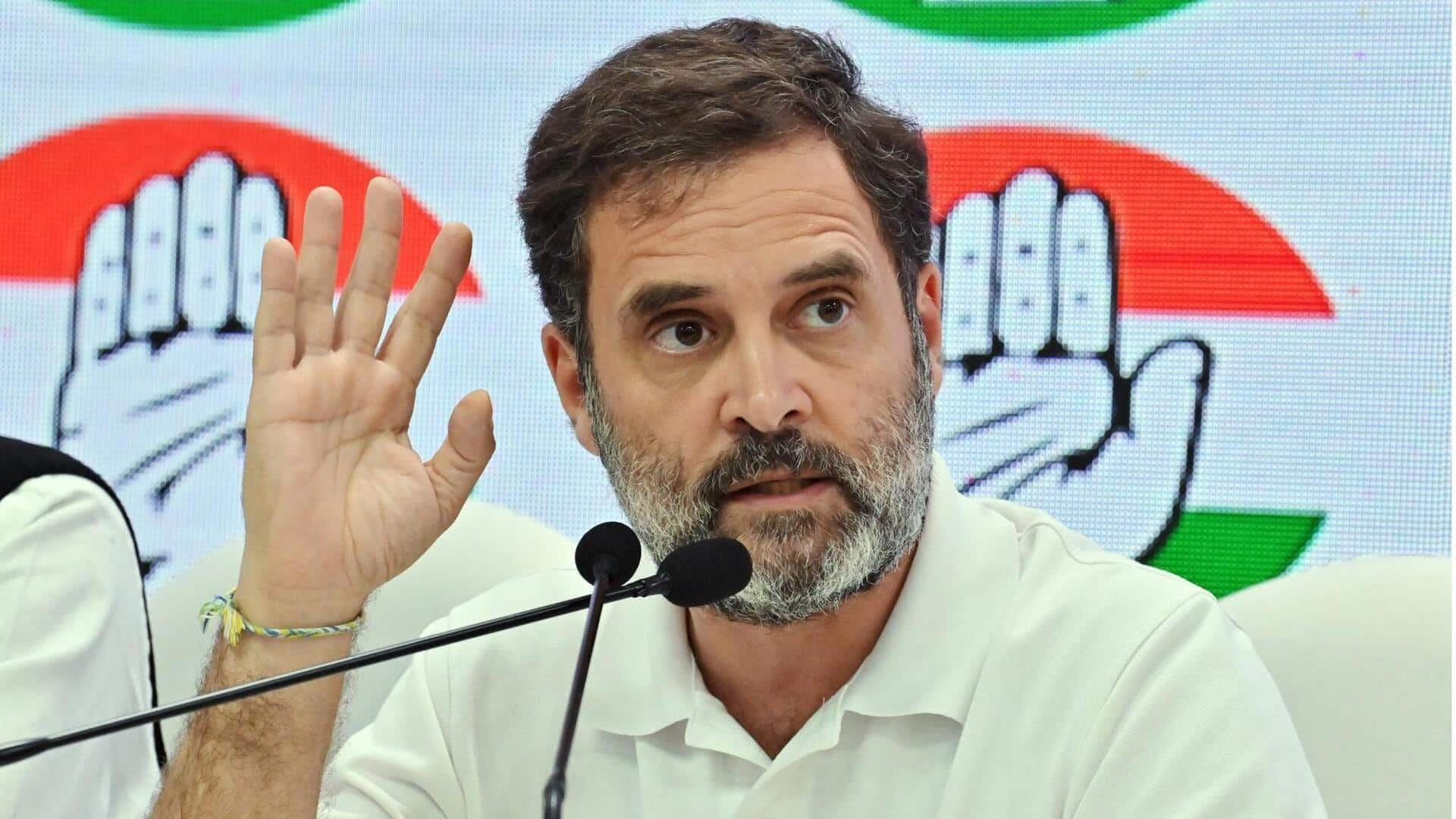 'Dalit BJP MPs tell me they feel caged': Rahul Gandhi  