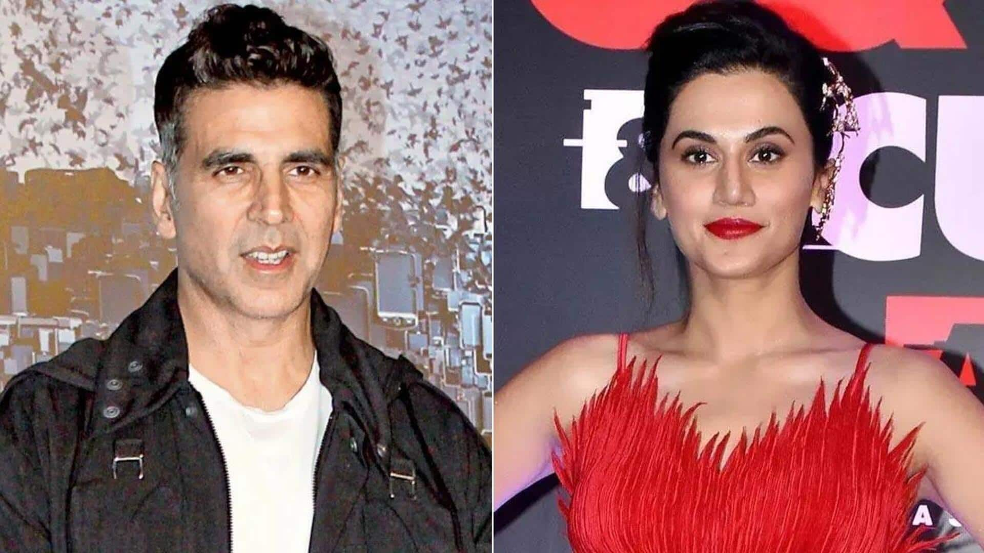 Taapsee Pannu-Akshay Kumar reunite for 'Tirangaa'