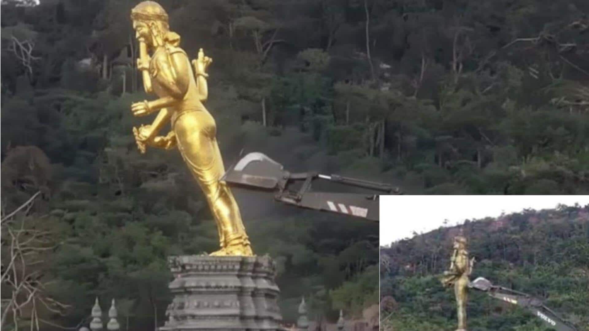 Security-driven action on decorative structure: Thailand on Vishnu statue demolition