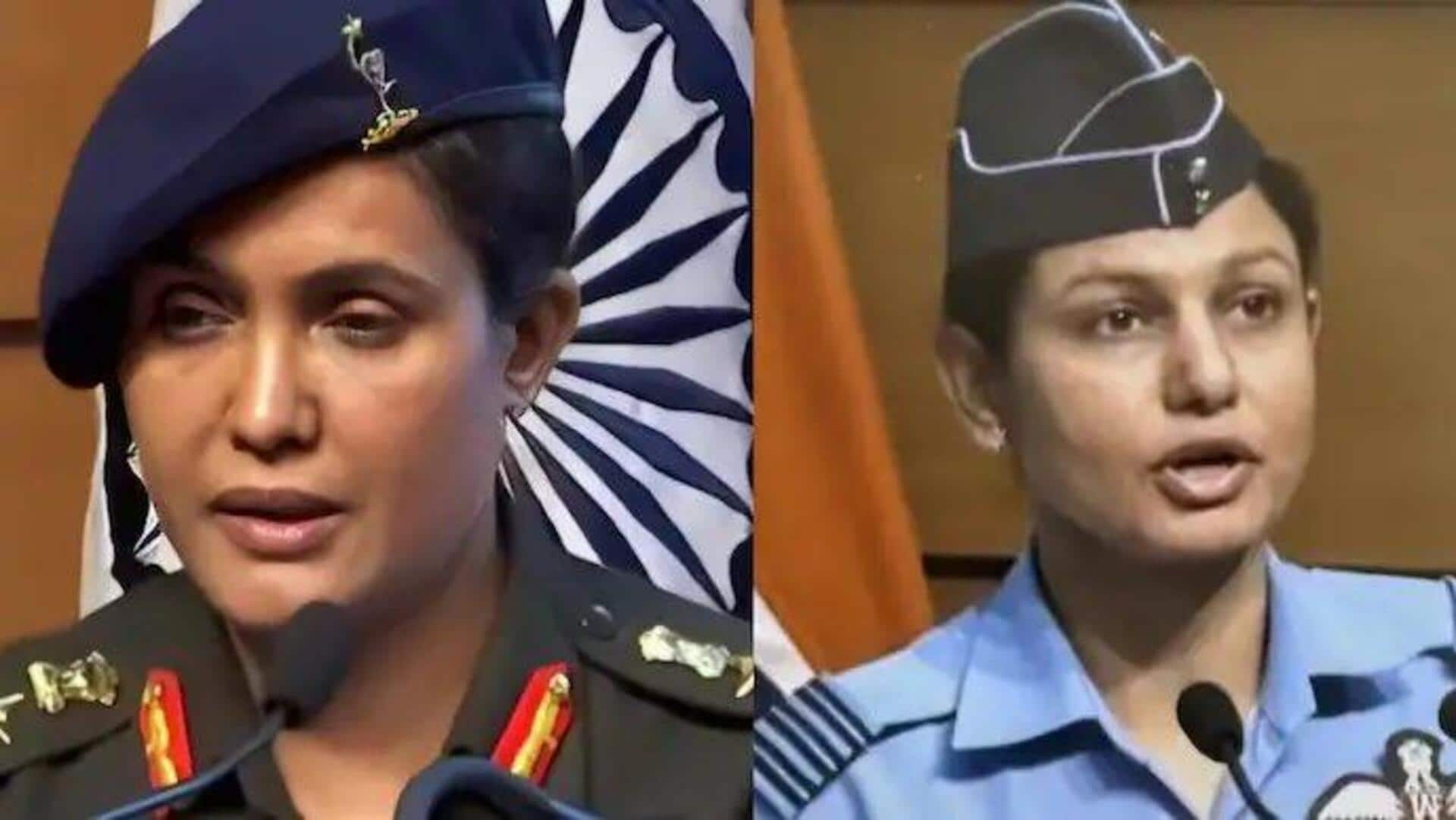 Meet Sofiya Qureshi and Vyomika Singh—officers leading 'Operation Sindoor' briefing Meet Sofiya Qureshi and Vyomika Singh—officers leading 'Operation Sindoor' briefing