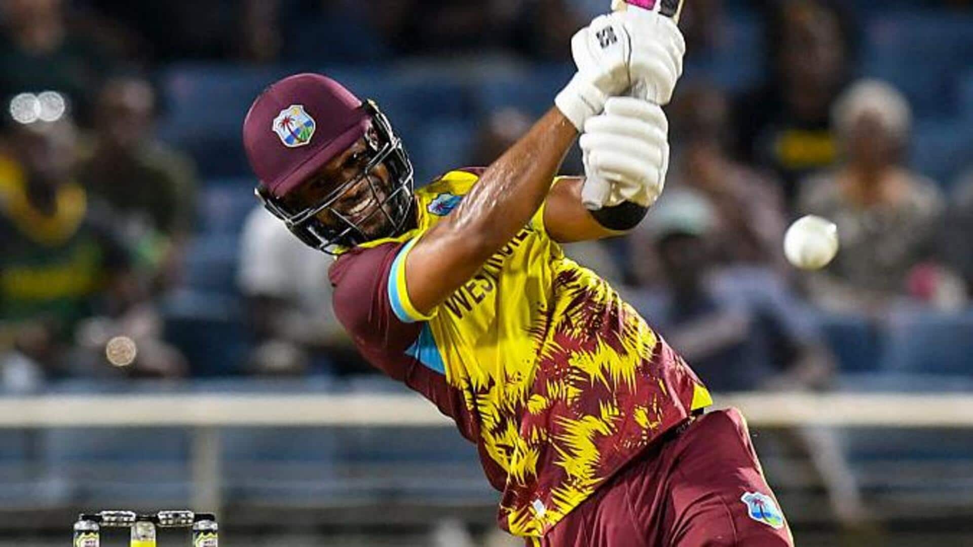 Shai Hope completes 1,000 T20I runs with 55 vs Australia Shai Hope completes 1,000 T20I runs with 55 vs Australia