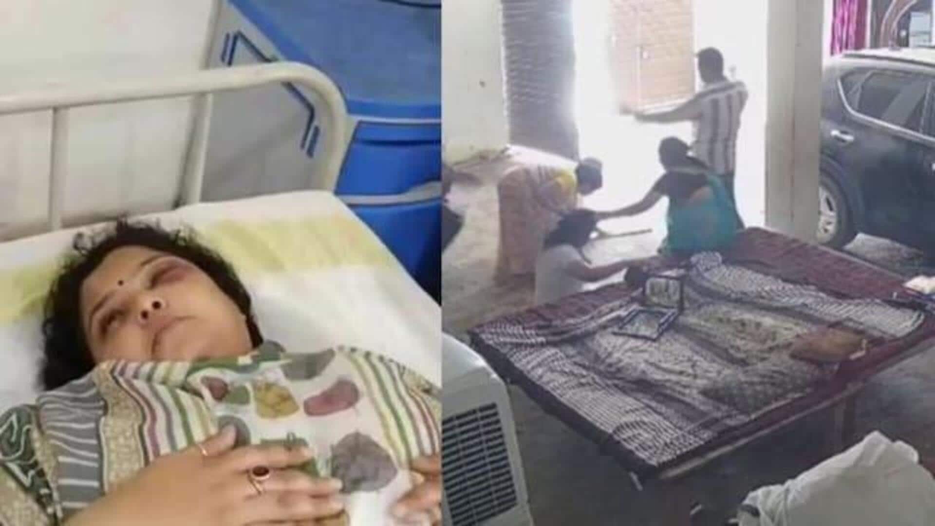 Samajwadi woman leader kicked, punched, hair pulled; video sparks outrage 