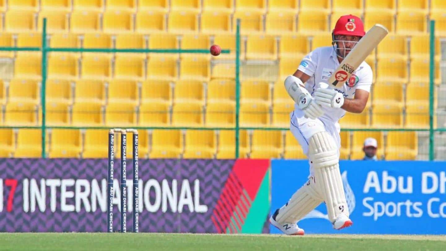 Hashmatullah Shahidi becomes first Afghanistan player to hit Test double-hundred