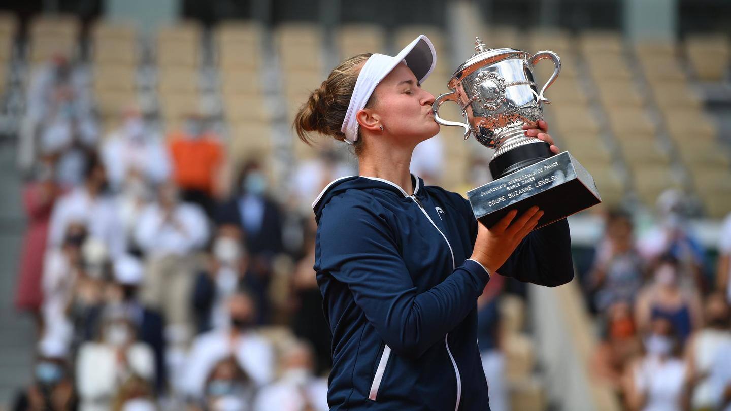 Here are the feats attained by Krejcikova Here are the feats attained by Krejcikova