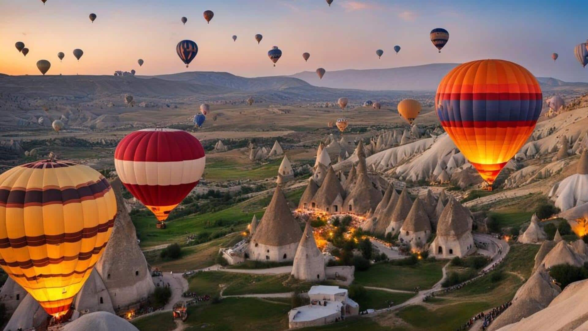 Marvel at Cappadocia's mushroom rocks and cultural festivals