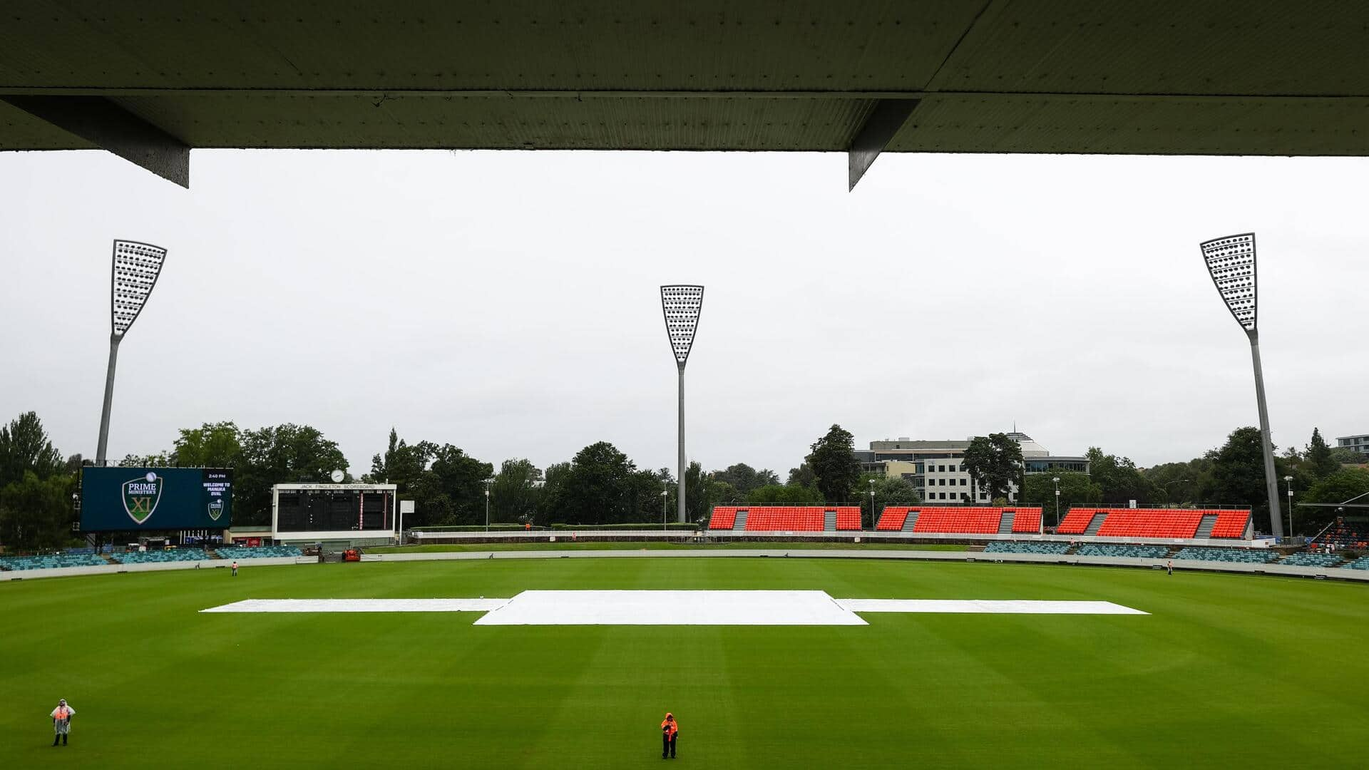 Rain washes out Day 1 of India-PM XI tour game