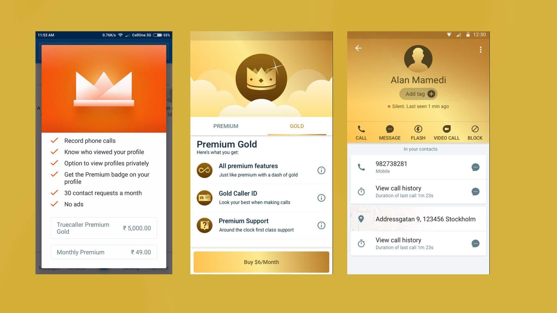 What is Truecaller Gold and what does it offer