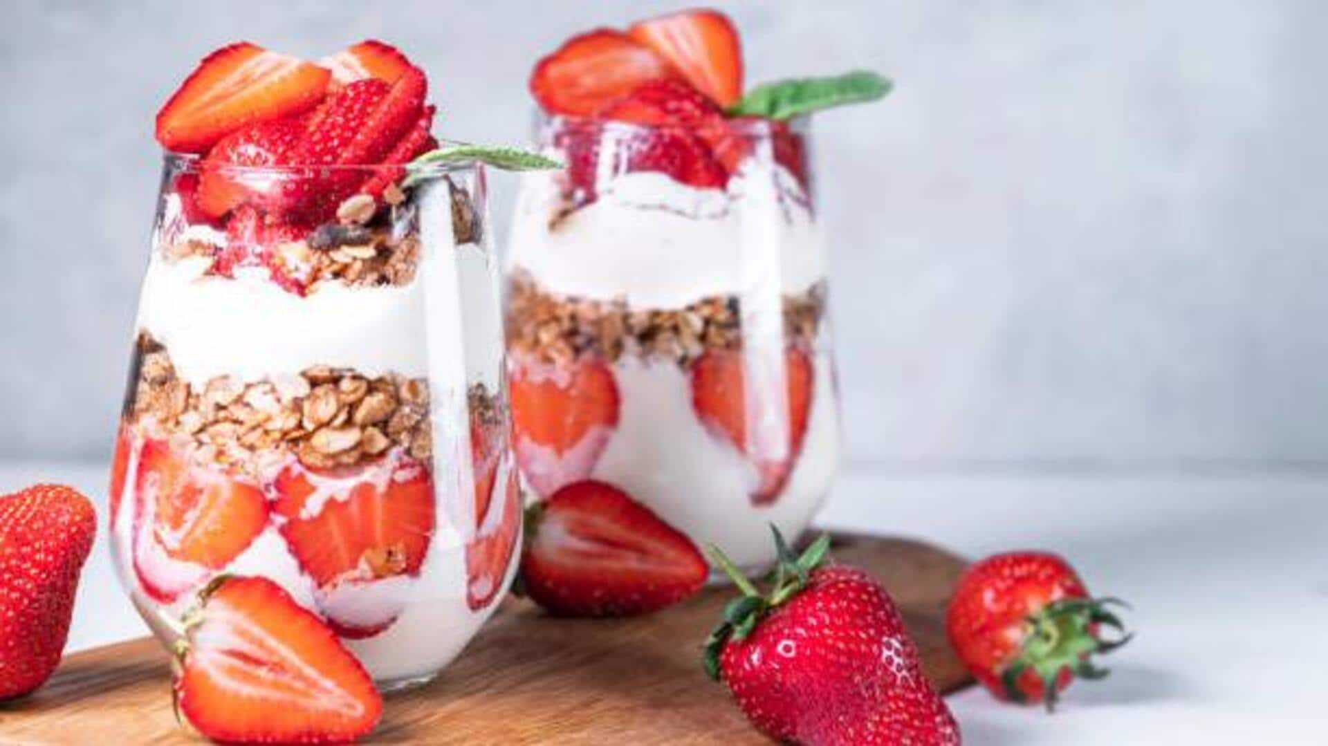 5-minute breakfasts: Strawberry and oats parfait 5-minute breakfasts: Strawberry and oats parfait