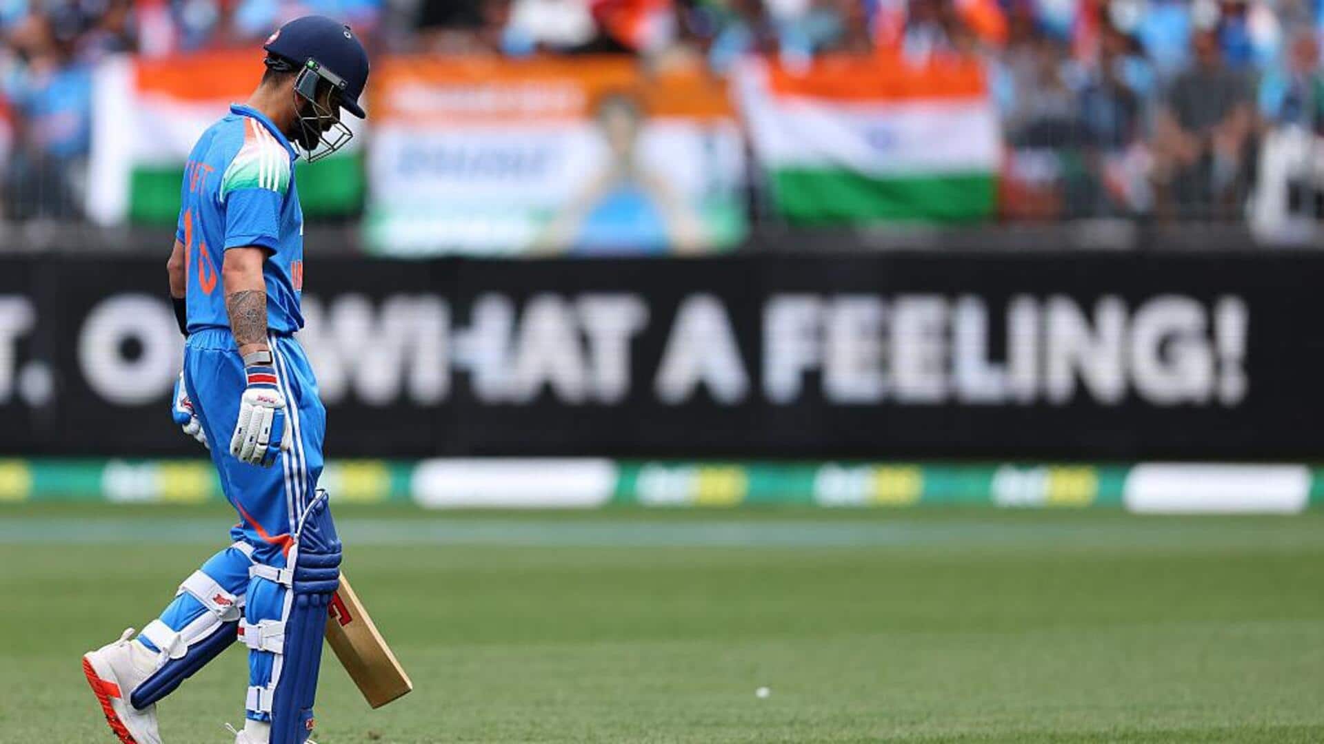 Virat Kohli records successive ducks in ODIs: Key stats Virat Kohli records successive ducks in ODIs: Key stats