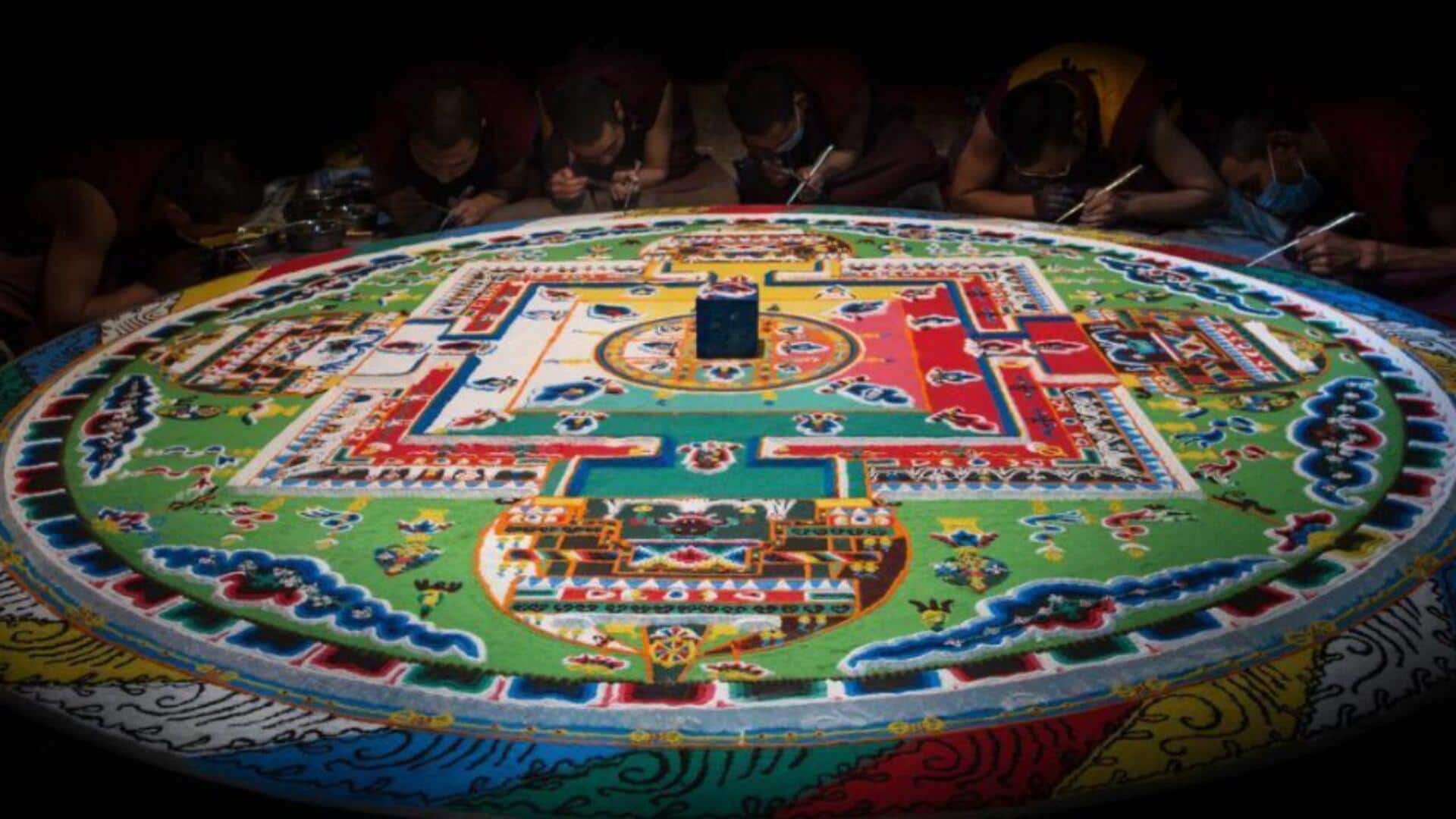 The beauty and meaning of Tibetan sand mandalas