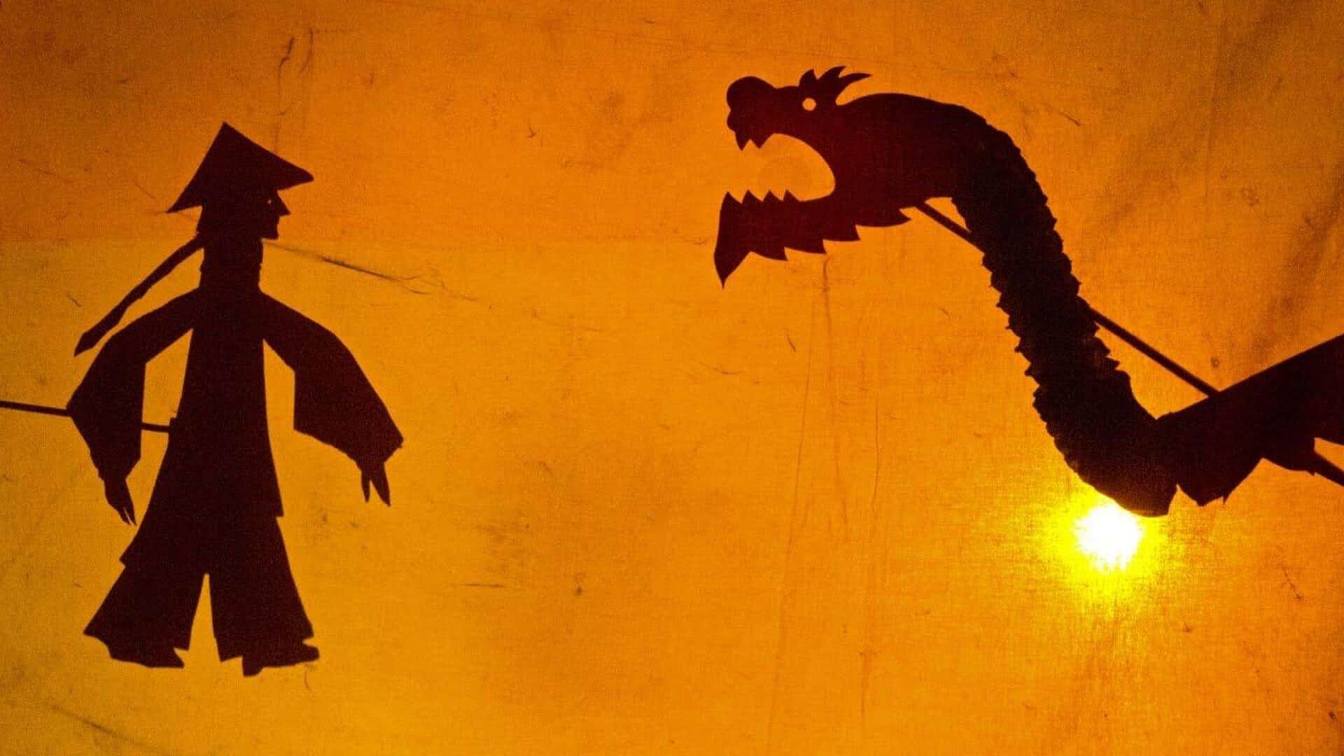 What is shadow puppetry?