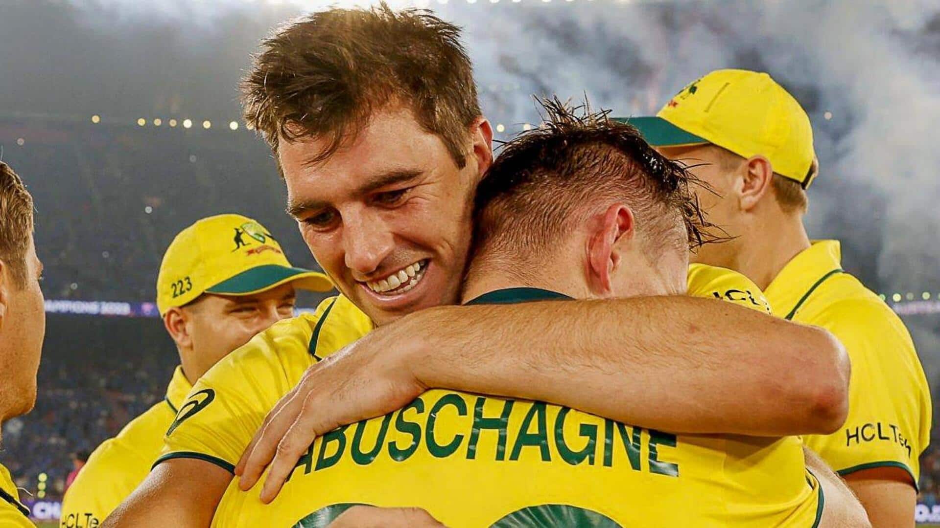 Marnus Labuschagne slams third-highest unbeaten score for Australia (WC finals)