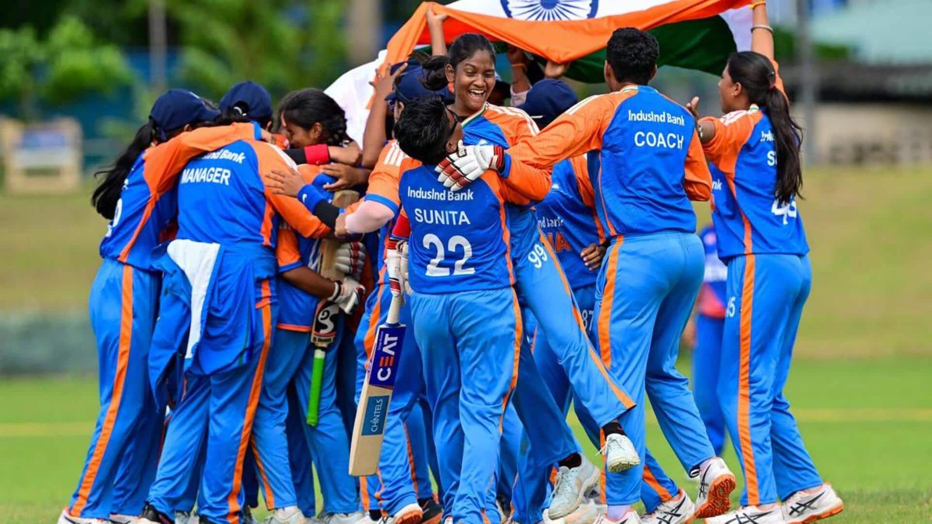 India win inaugural Women's T20 Blind Cricket World Cup