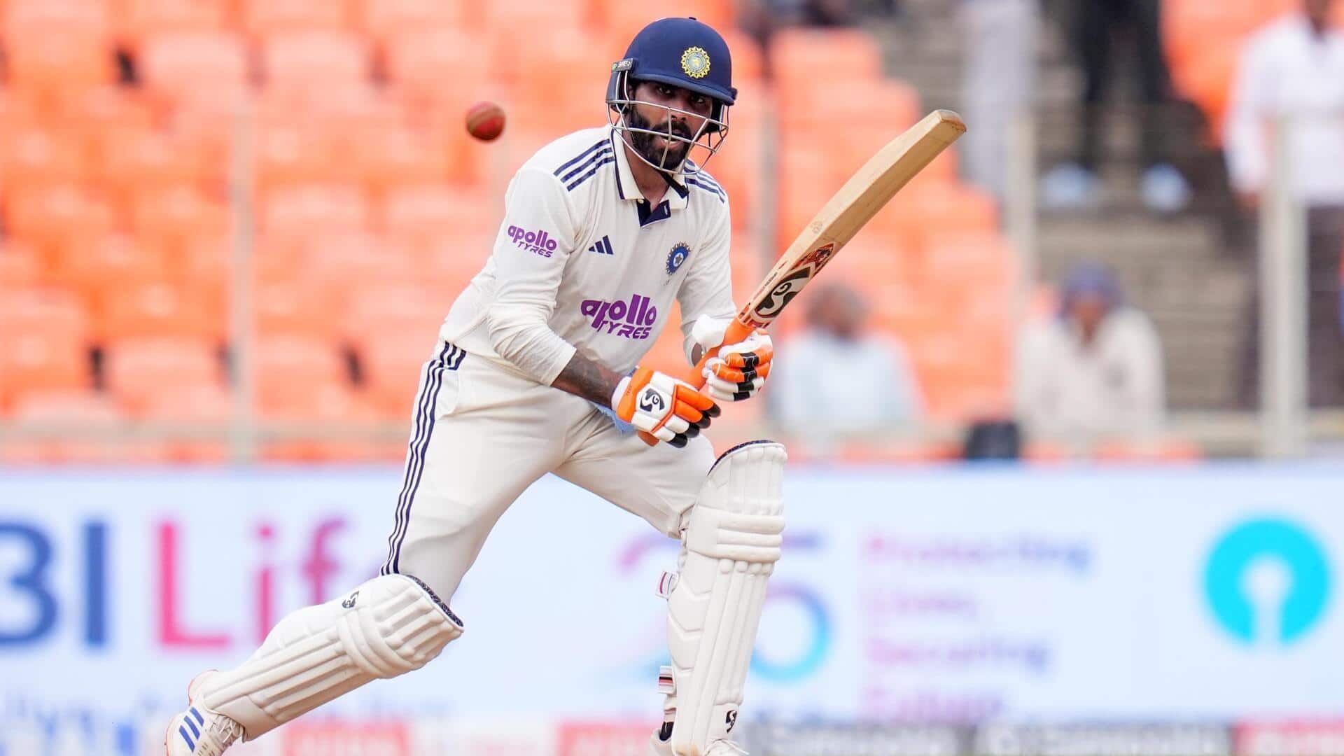 Ravindra Jadeja slams his sixth Test fifty of 2025: Stats