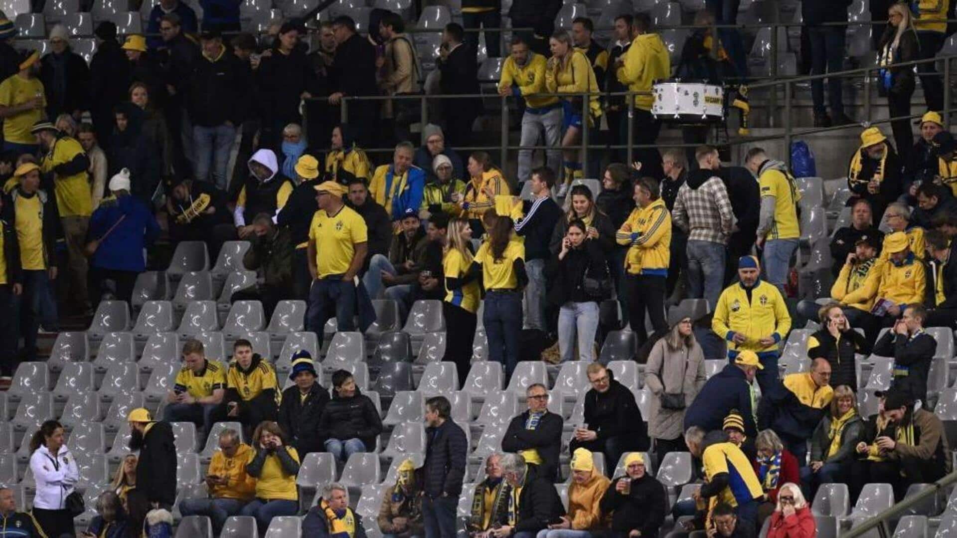 Belgium-Sweden Euro Qualifiers match abandoned after Brussels shooting; suspect arrested