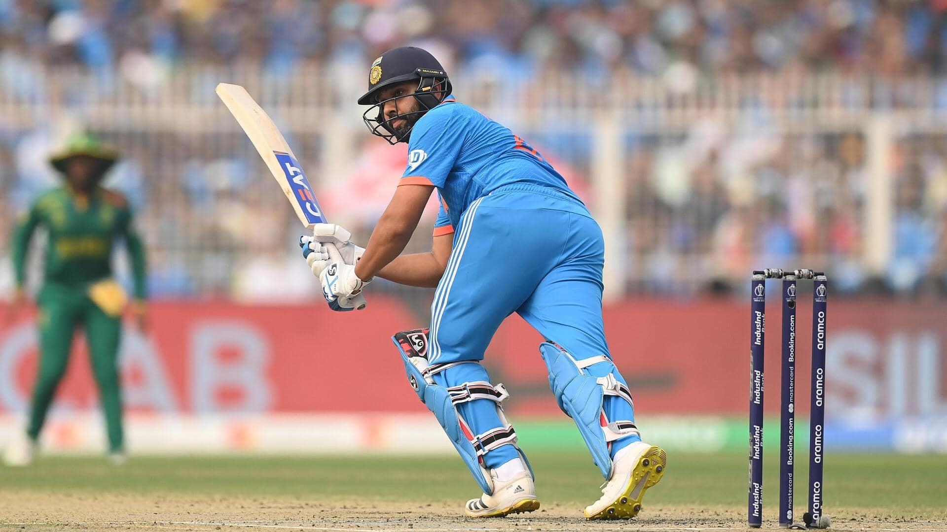 Rohit Sharma races past 1,500 ODI World Cup runs: Stats