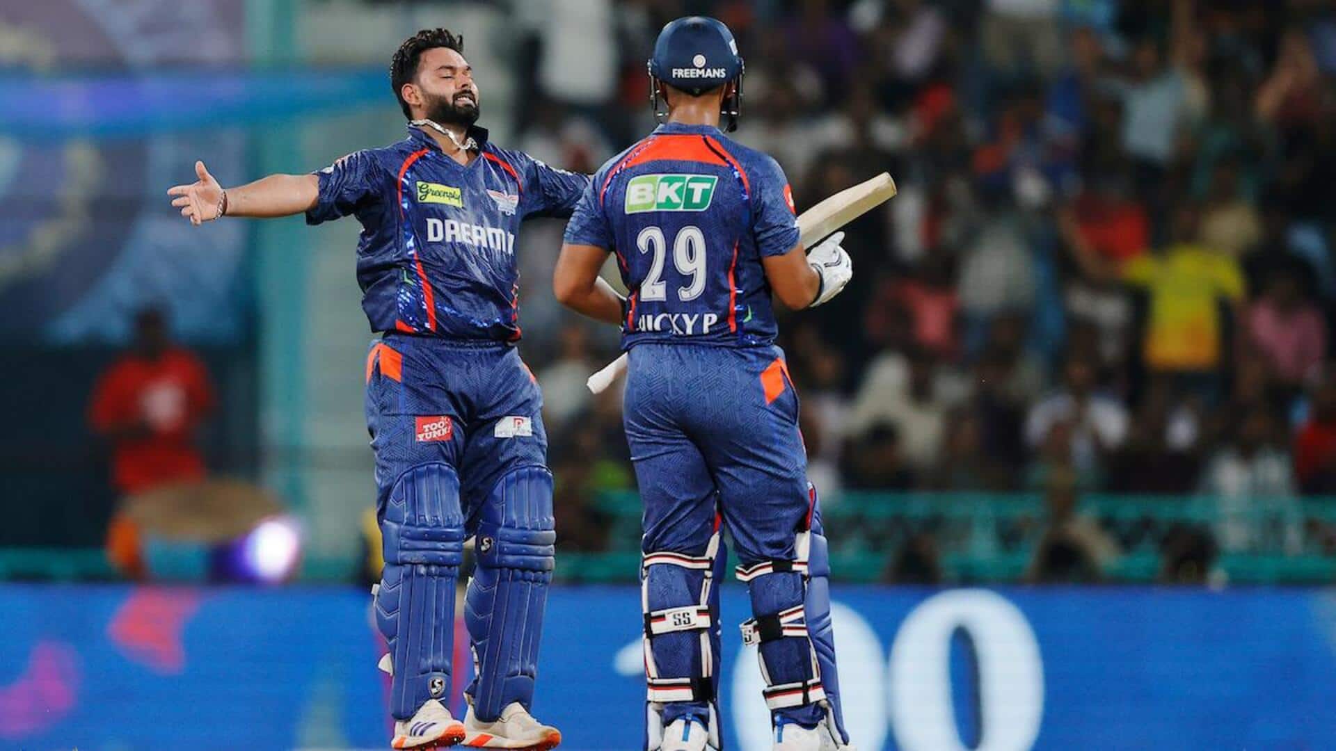 Rishabh Pant slams his second IPL century: Key stats