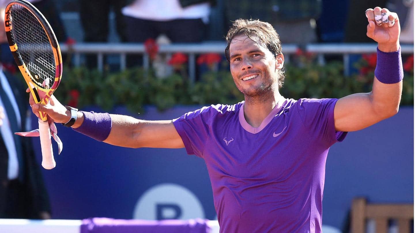 Nadal registers 450th win on clay, attains a unique record