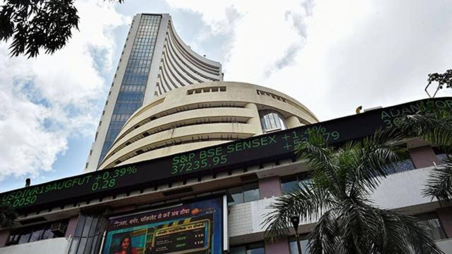 Sensex surges over 250 points to scale 56K