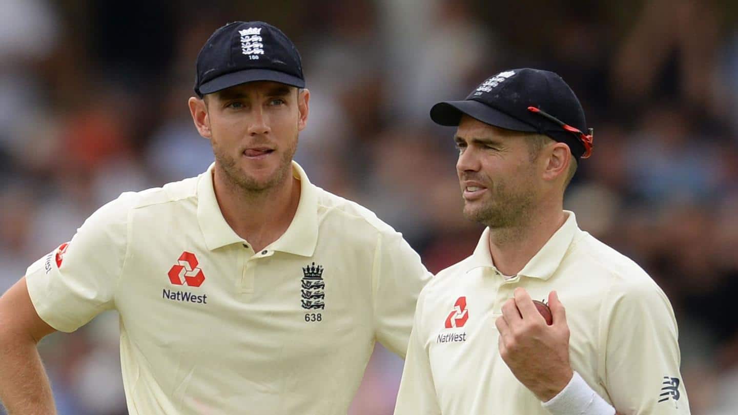 Ashes 2021/22: Anderson, Broad likely to play the second Test