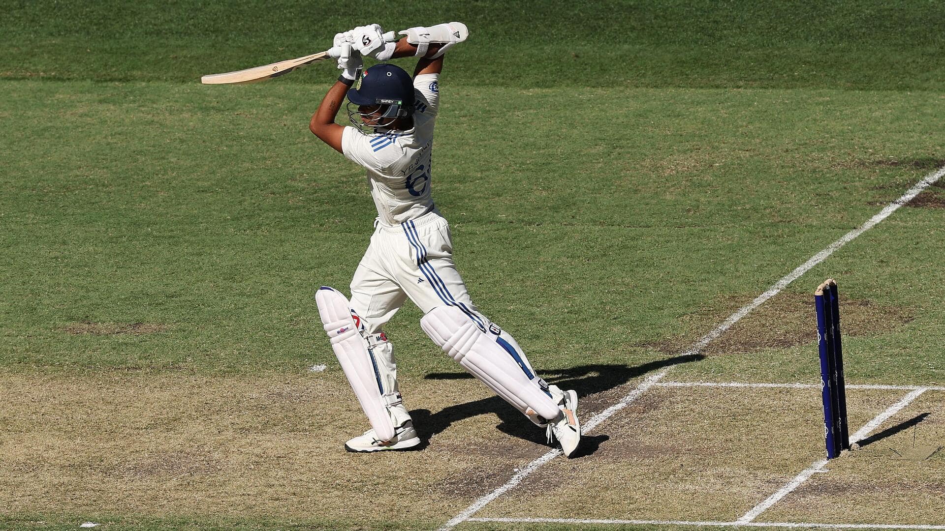 Yashasvi Jaiswal breaks record for most Test sixes (calendar year)