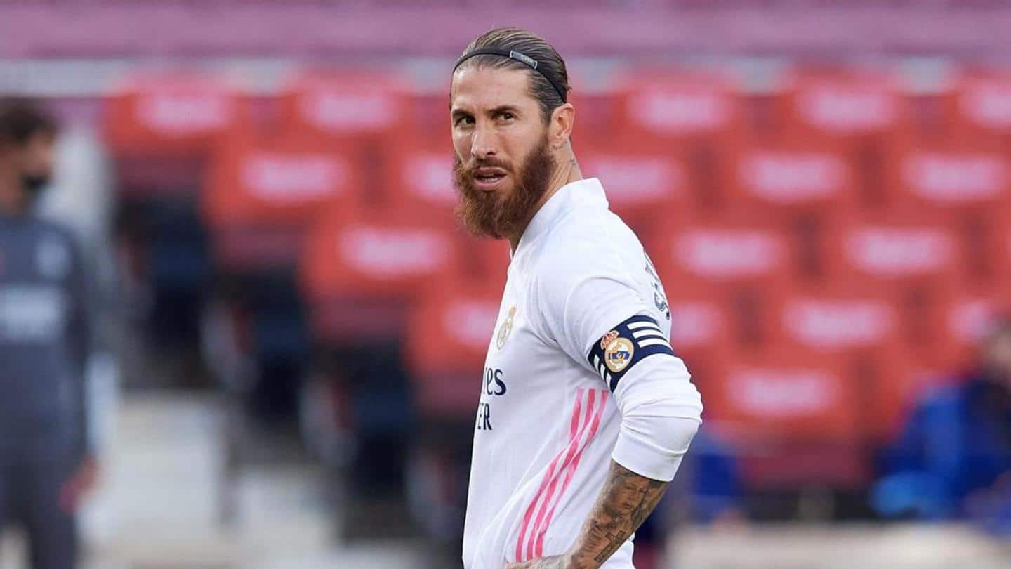 Ramos has made just five appearances for Real in 2021 Ramos has made just five appearances for Real in 2021