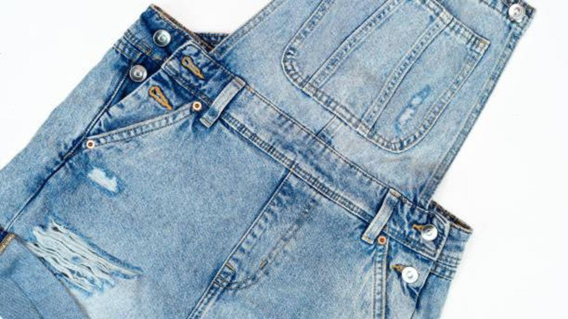 What to wear with tweed dungarees