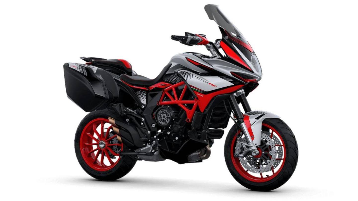The bike has a TFT instrument console The bike has a TFT instrument console
