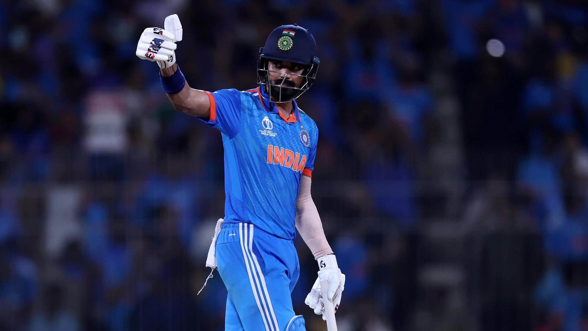 KL Rahul slams second-highest WC score by an Indian wicket-keeper