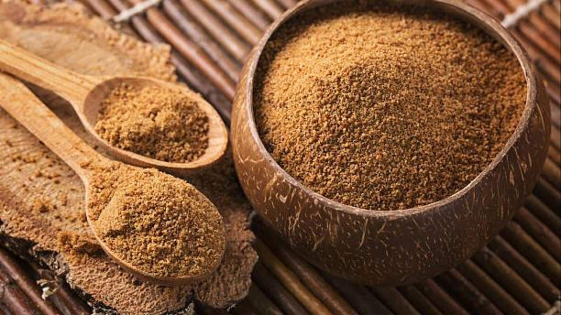 Sweeten your desserts naturally with coconut sugar 