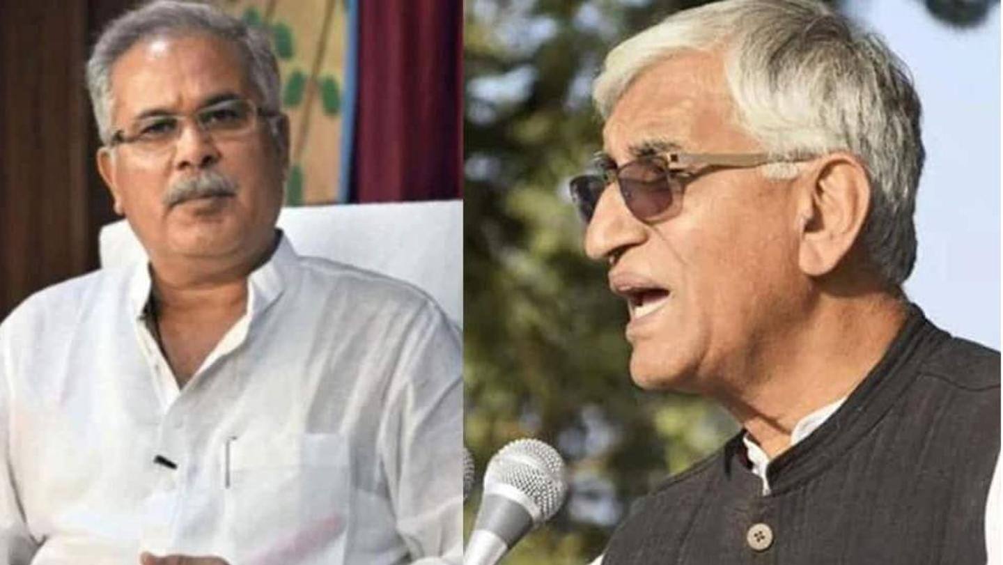 Baghel and Deo at loggerhead for last few months Baghel and Deo at loggerhead for last few months
