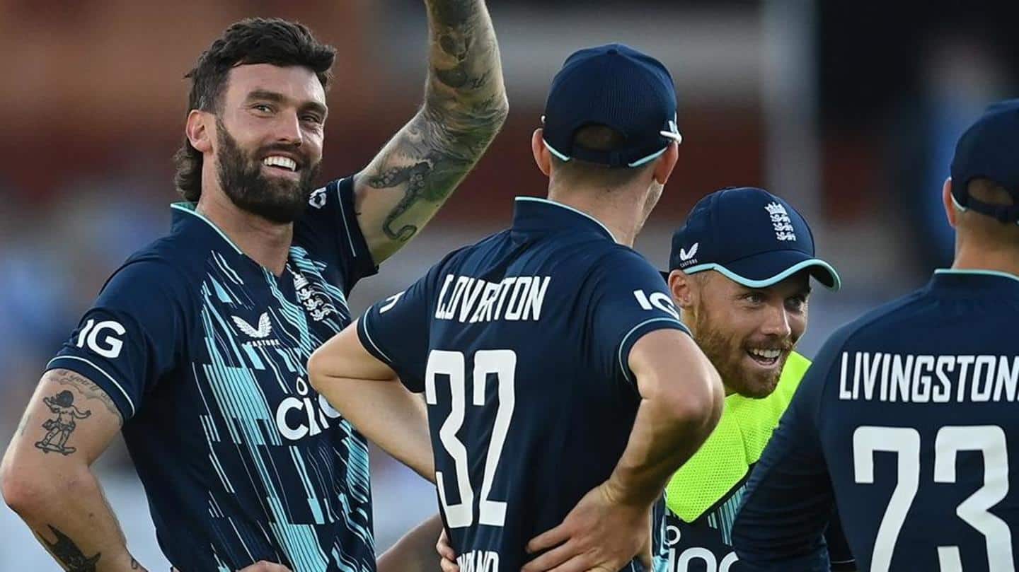 Reece Topley records best ODI figures by an England bowler
