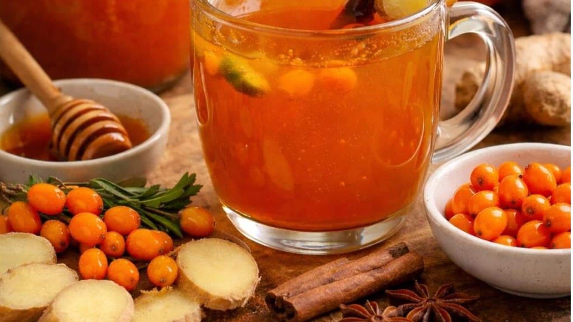 Kickstart your day with cinnamon-ginger drink