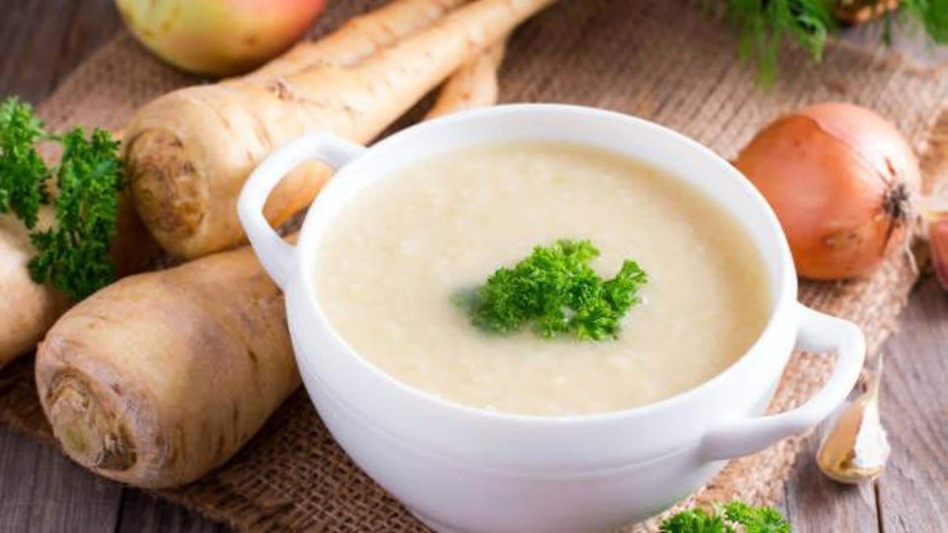 Parsnip soup: A bowl of fibre-rich goodness 