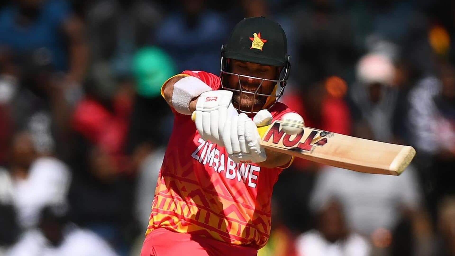 Zimbabwe's Ryan Burl surpasses 2,000 runs in T20Is: Key stats