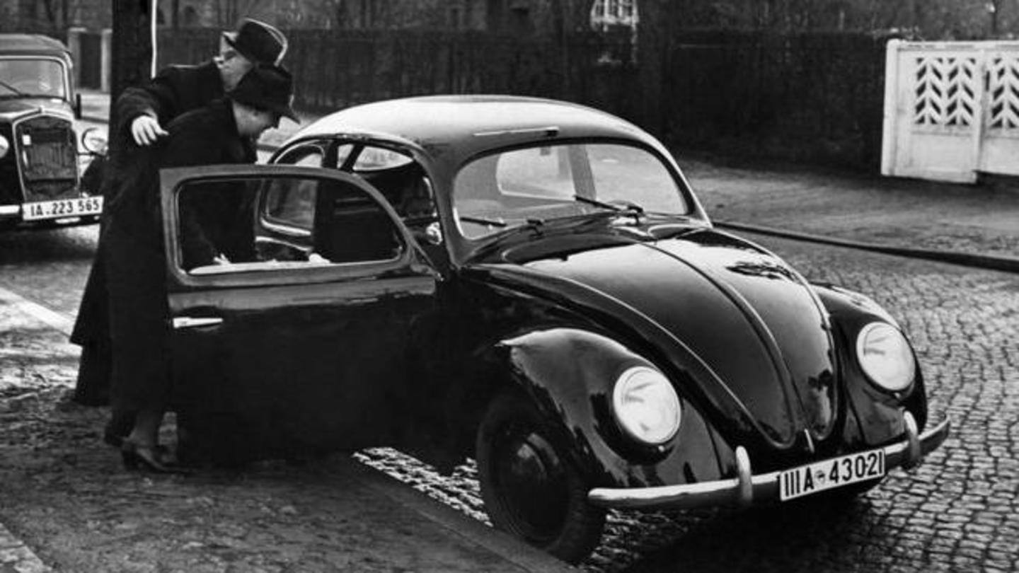 The Beetle marked Volkswagen's entry in the automotive sector The Beetle marked Volkswagen's entry in the automotive sector